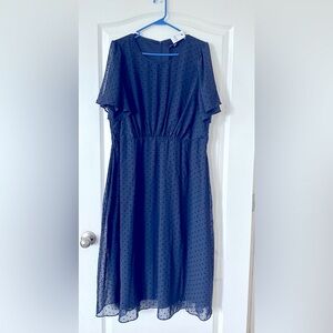 Navy blue women’s dress NWT